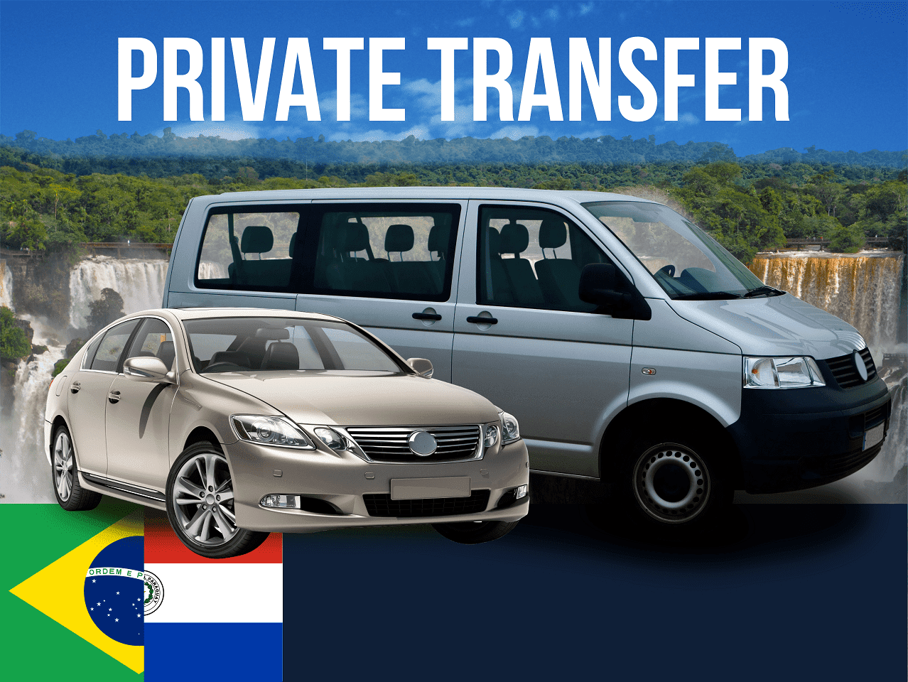 Private transfer from Brazil to Paraguay