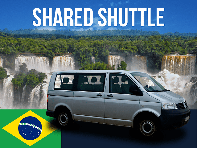 Shared Shuttle to Brazil side of Falls