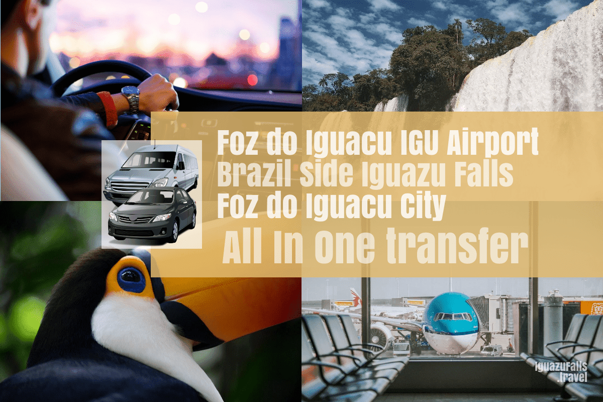IGU airport to the Brazil side of the falls and Foz do Iguacu city