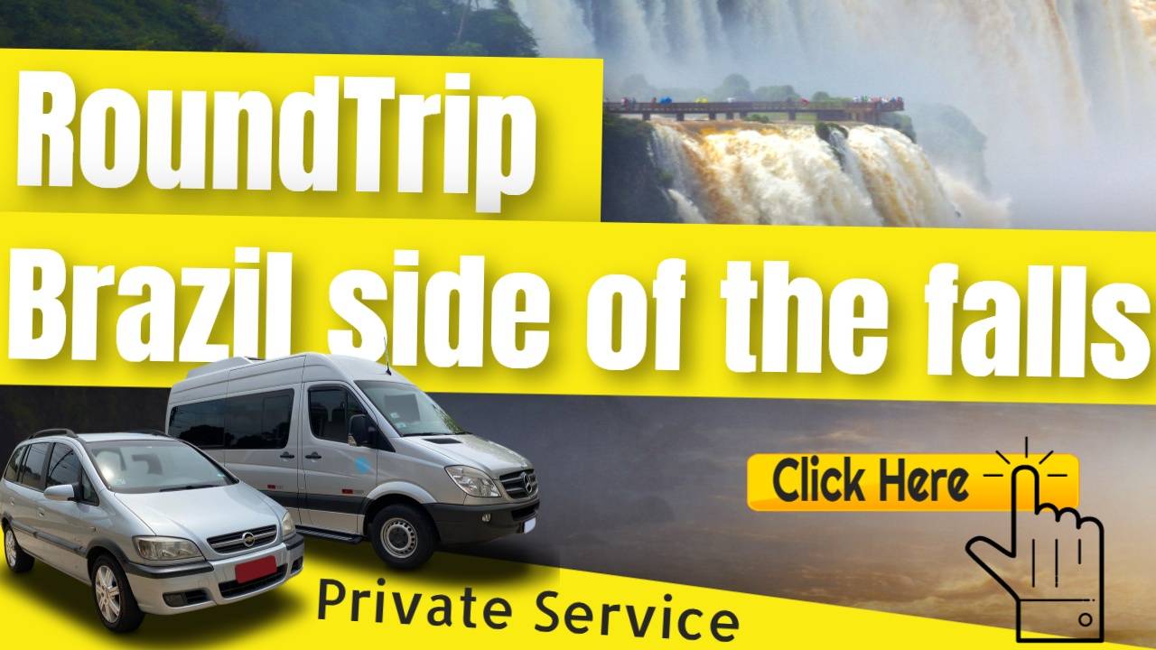 Cross border from Puerto Iguazu to Brazil side of the falls